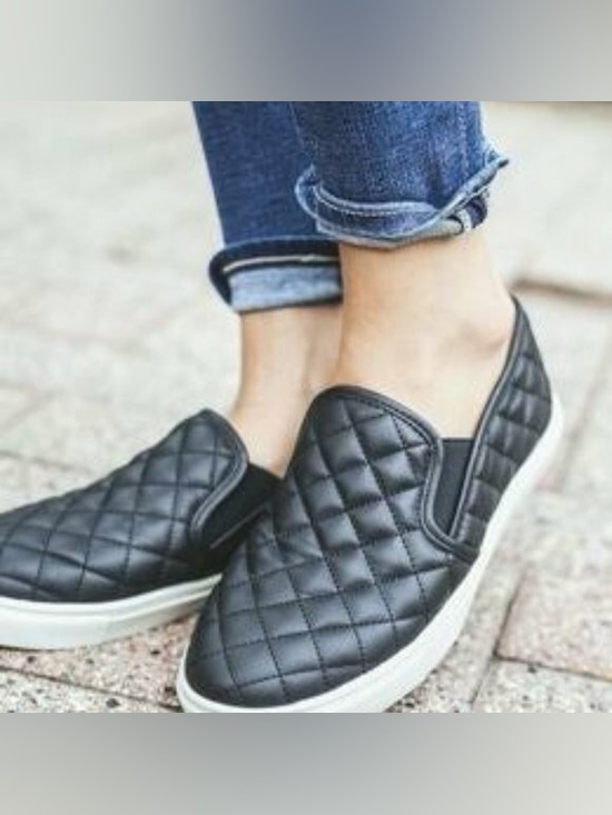 a new day Shoes - A New Day Target Quilted Slip-On Sneakers in Black 9 women’s loafers